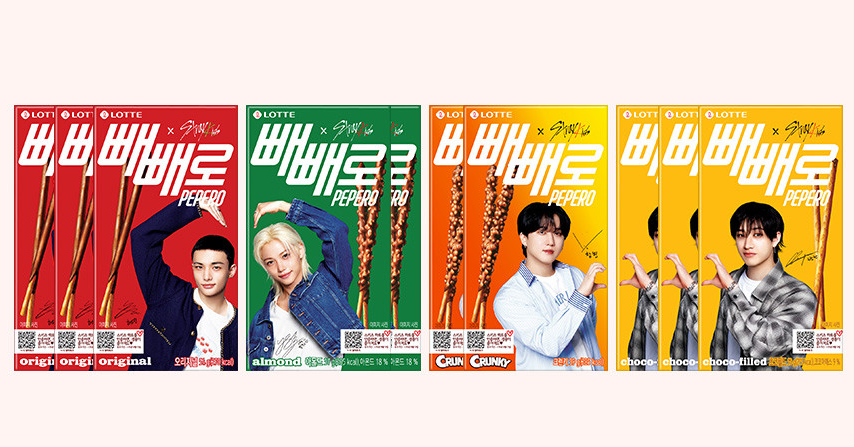 Stray Kids x PEPERO Single Type 4 Set