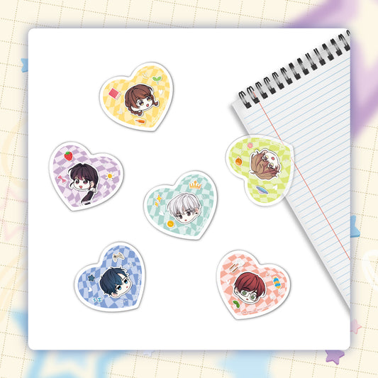 Inso's Law - Acrylic Heart Clip Set