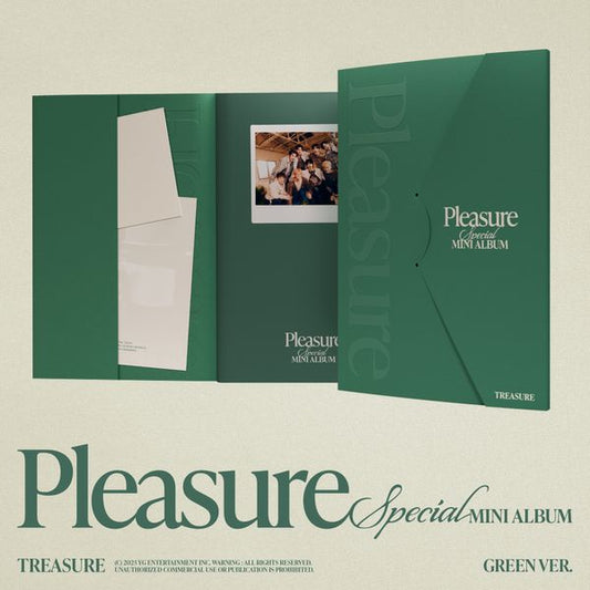 TREASURE - СПЕЦИАЛЬНЫЙ МИНИ-АЛЬБОМ [PLEASURE] [GREEN VER.]