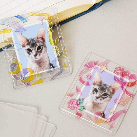 Daiso - Мини-фото с верхней загрузкой на документы 10 шт.