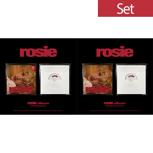 ROSÉ BLACKPINK - первый студийный альбом 'rosie' (эксклюзивная версия для Кореи + эксклюзивная версия для розничной продажи) (2CD SET)