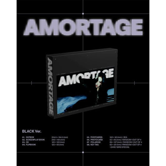 JISOO BLACKPINK - Мини-альбом [Amortage] ЭКСКЛЮЗИВНОЕ ИЗДАНИЕ [BLACK Ver.]