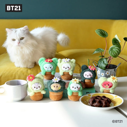 BT21 - Брелок для ключей Minini Plush [зеленый]