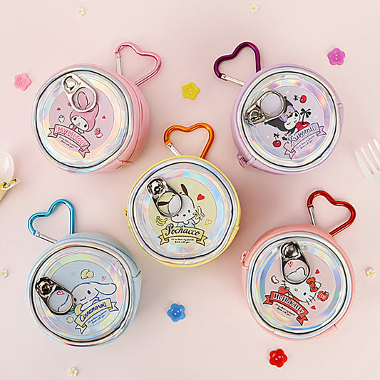 Sanrio - Брелок в виде сумки с фруктовой банкой